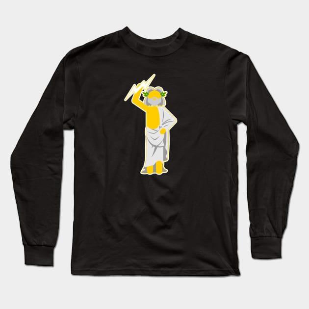 Simple Gods - Zeus Long Sleeve T-Shirt by DoctorDestructoDome